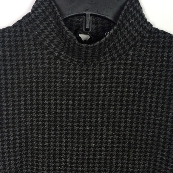 Guess Houndstooth Mock Turtle Sleeveless Dress - Picture 5 of 8